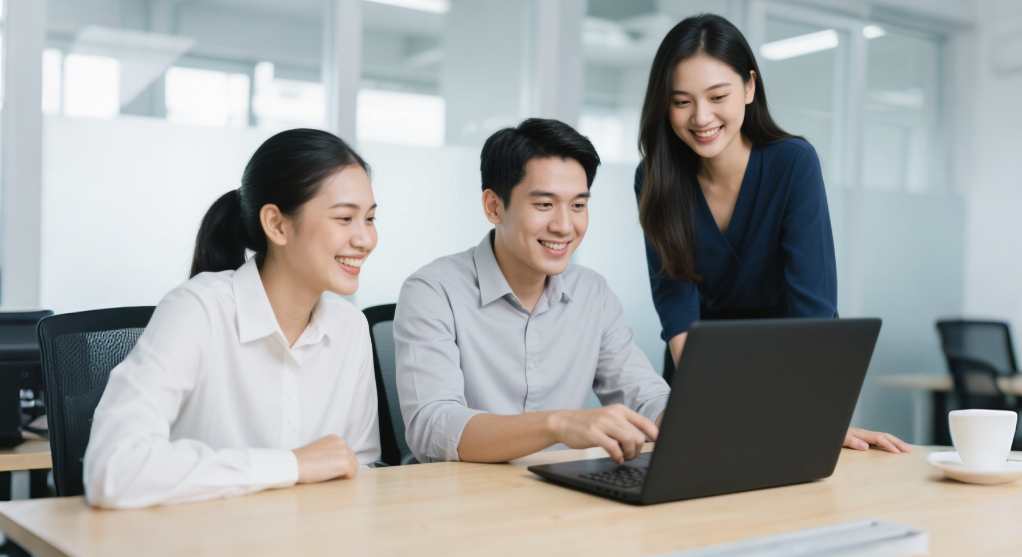 Financial services illustration showing secure and convenient loan application process